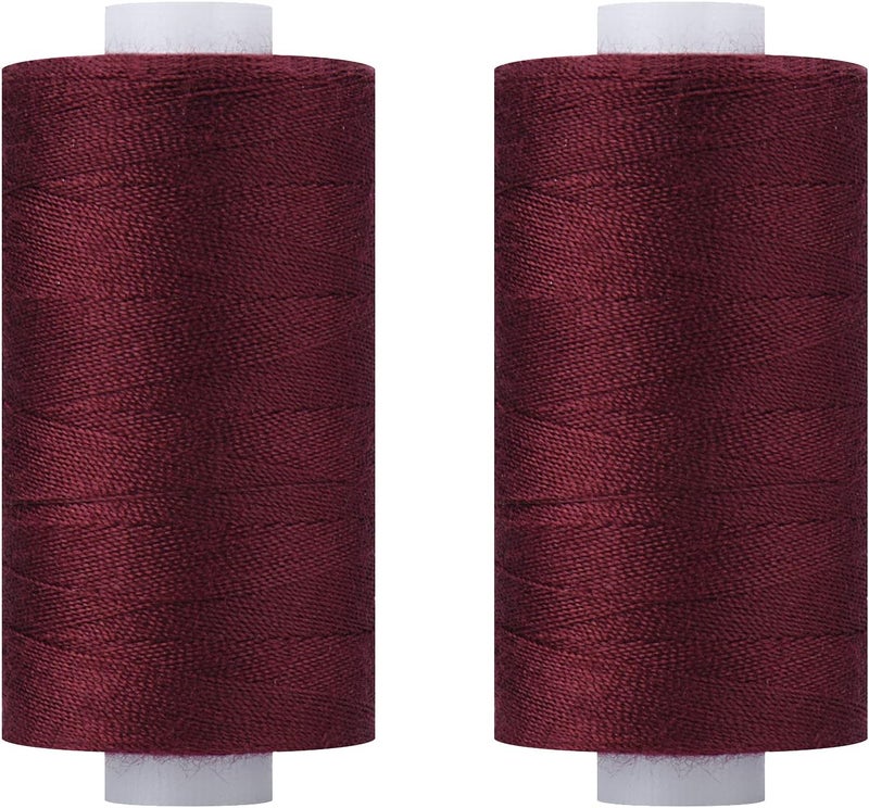 simthread All Purpose Thread Polyester 400Y Cherry Red - Image 1